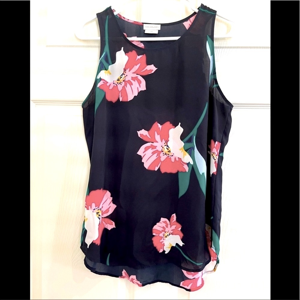 VAN HEUSEN floral sleeveless top
